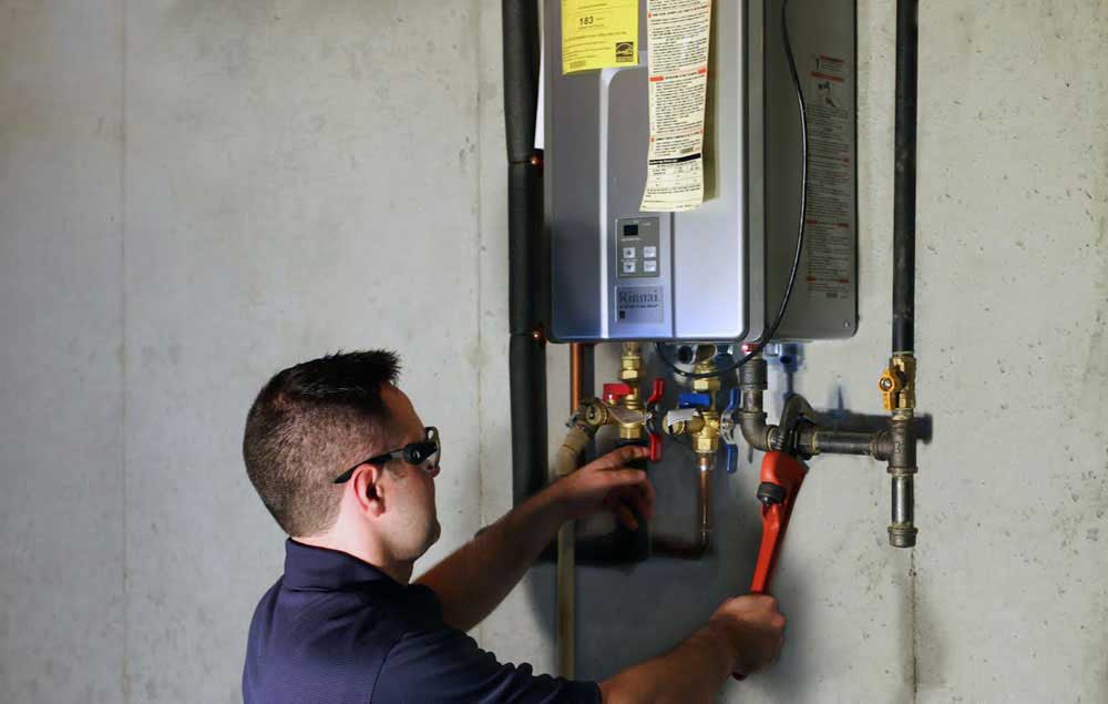 Tankless Water Heater Installation Image