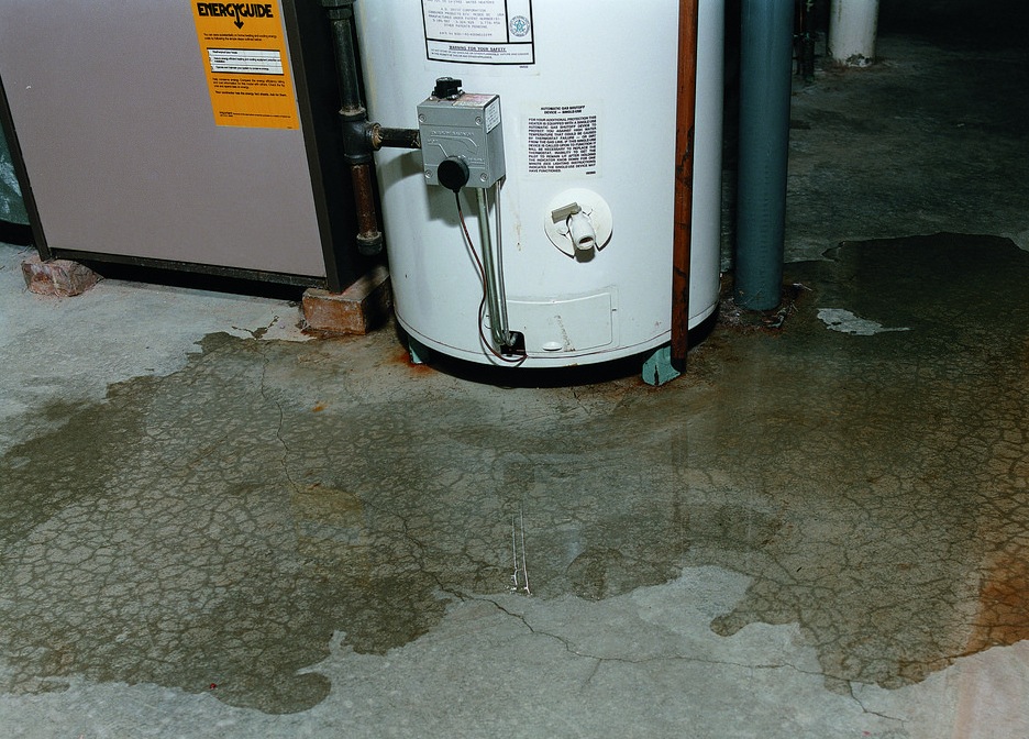 Leaking Water Heater Image